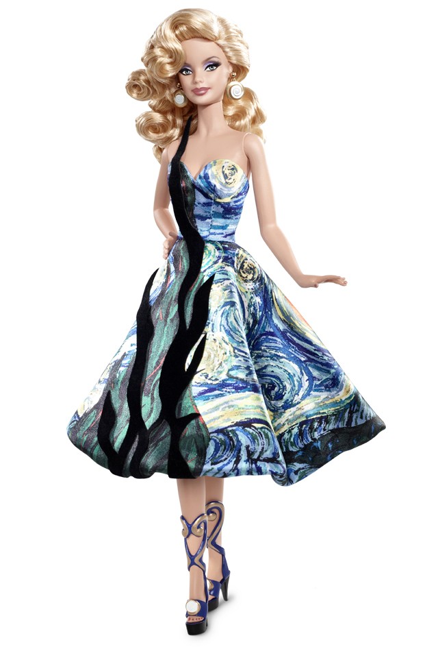 Inspired by Vincent van Gogh Barbie